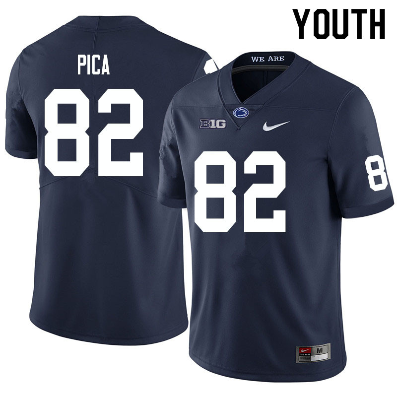 NCAA Nike Youth Penn State Nittany Lions Cameron Pica #82 College Football Authentic Navy Stitched Jersey IRD8798YU